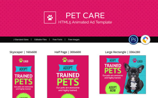 Professional Services | Pet Care Banner Animated Banner