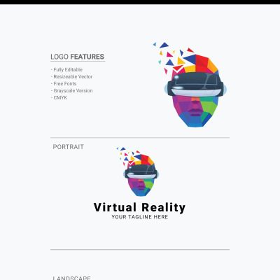 Tema di Loghi #71889 "Virtual Reality" #71889
