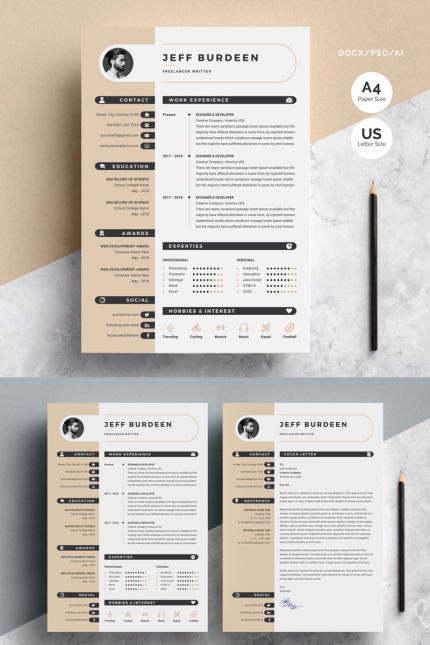 Kit Graphique #71925 Cv Template Web Design - Logo template Preview