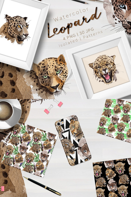 Template #71932 Illustration Leopard Webdesign Template - Logo template Preview