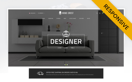 Home Crest - Furniture Store OpenCart Template