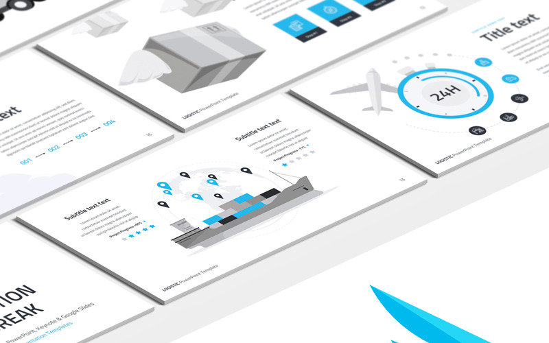Logistic PowerPoint template PowerPoint Template