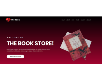TheBook - HTML5 Book, Writer & Author Template Landing Page Template