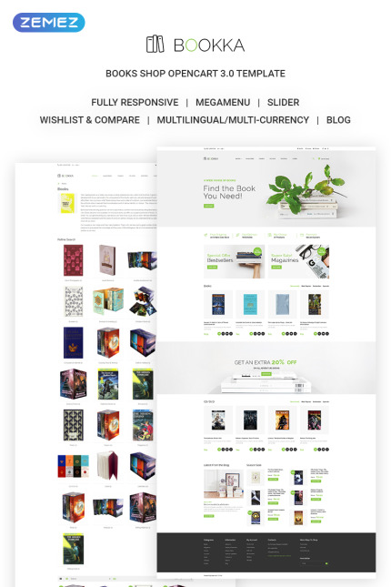 Template #72044 Books Ecommerce Webdesign Template - Logo template Preview