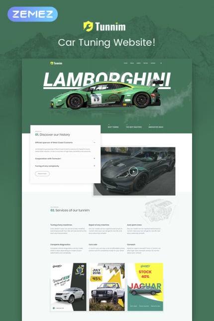 Template #72090 Automobile Vehicle Webdesign Template - Logo template Preview