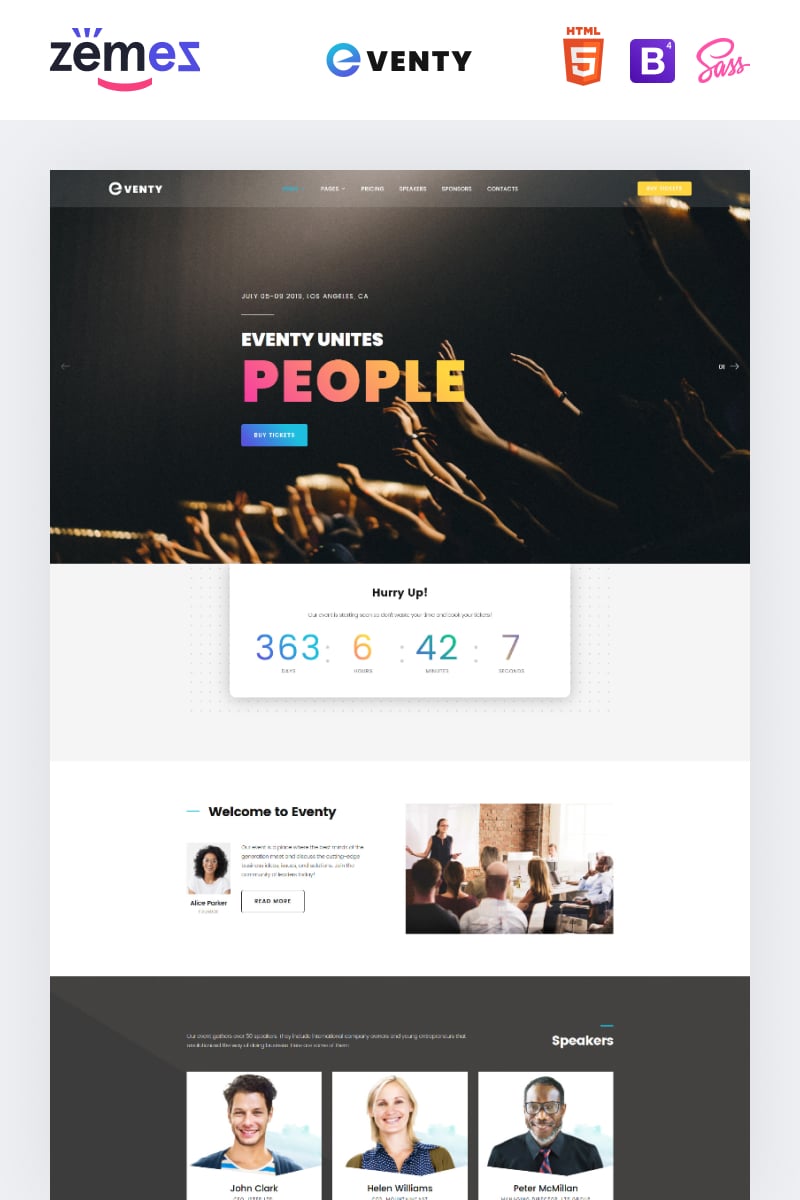 Responsive Eventy - Nice Public Event Multipurpose HTML Web Sitesi #72010