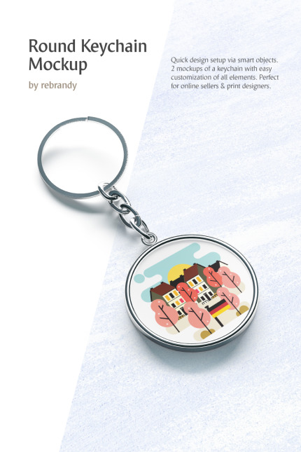 Template #72158 Mockup Keyring Webdesign Template - Logo template Preview