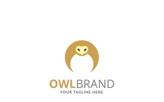 Owl Brand Logo Template
