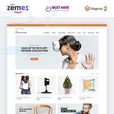 Amalgam - Wholesale Magento Theme #73230