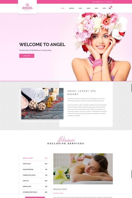Template #73332 Products Spa Webdesign Template - Logo template Preview