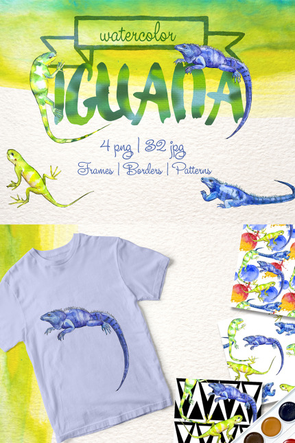 Kit Graphique #73346 Iguana Lzard Web Design - Logo template Preview