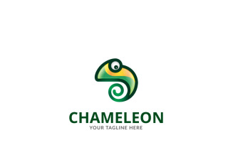 Chameleon Love Logo Template