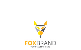 Fox Art Brand Logo Template