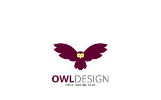 Owl Design Logo Template