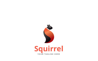 Squirrel Brand Logo Template