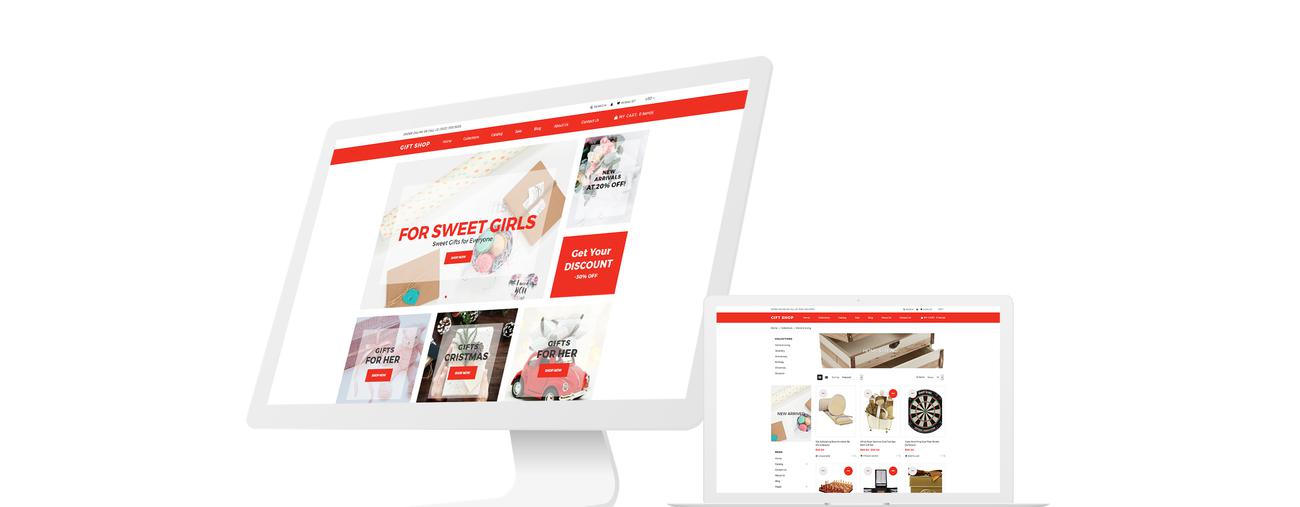 тема сувенирного магазина shopify