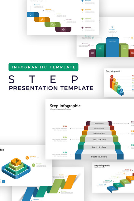Template #73477 Infographic Presentation Webdesign Template - Logo template Preview