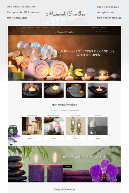 Template #73478 Lighting Flowers Webdesign Template - Logo template Preview