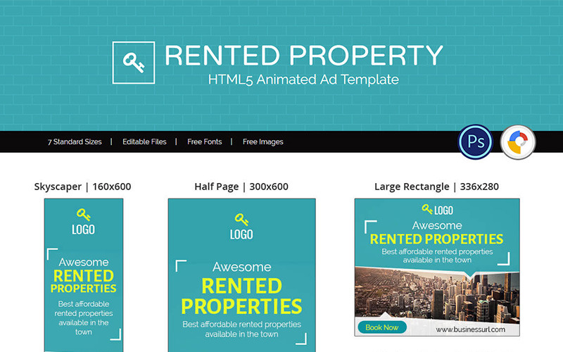 Real Estate | Rented Property Ad Animated Banner