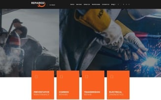 Repairoz - Car Repair Elementor WordPress Landing Page Template