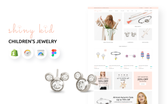 Shiny Kid - Children's Jewelry Shopify Store Theme