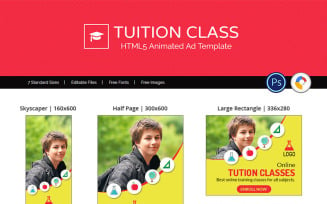Education & Institute | Tuition Class Ad Animated Banner