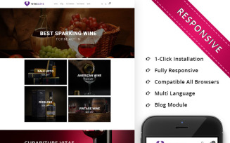 Winecafe - The Bar OpenCart Template