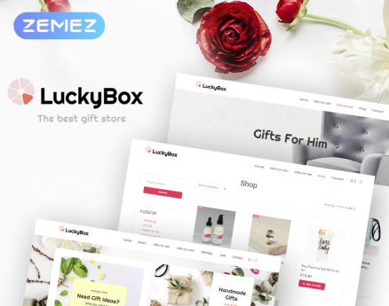 LuckyBox - Gift Store Elementor WooCommerce Theme