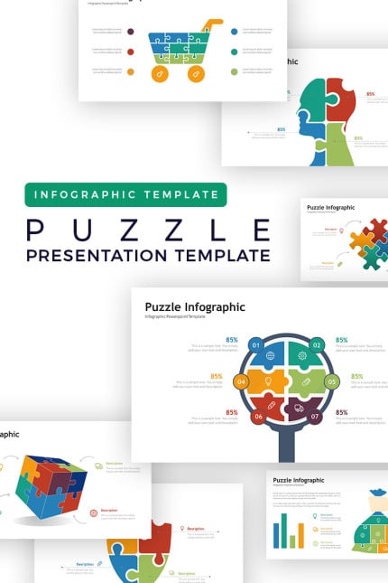 Template #73641 Infographic Powerpoint Webdesign Template - Logo template Preview