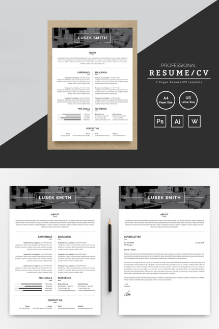 Template #73647 Cv Clean Webdesign Template - Logo template Preview