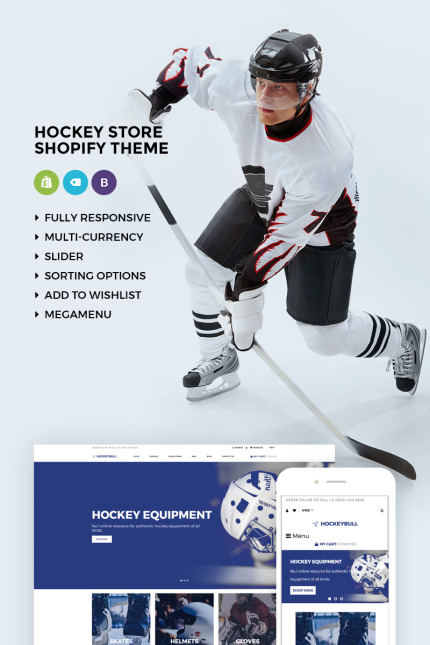 Kit Graphique #73679 Hockey Boutique Web Design - Logo template Preview