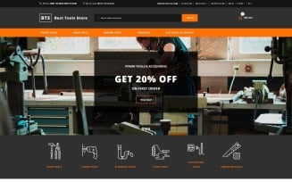 Best Tools Store OpenCart Template
