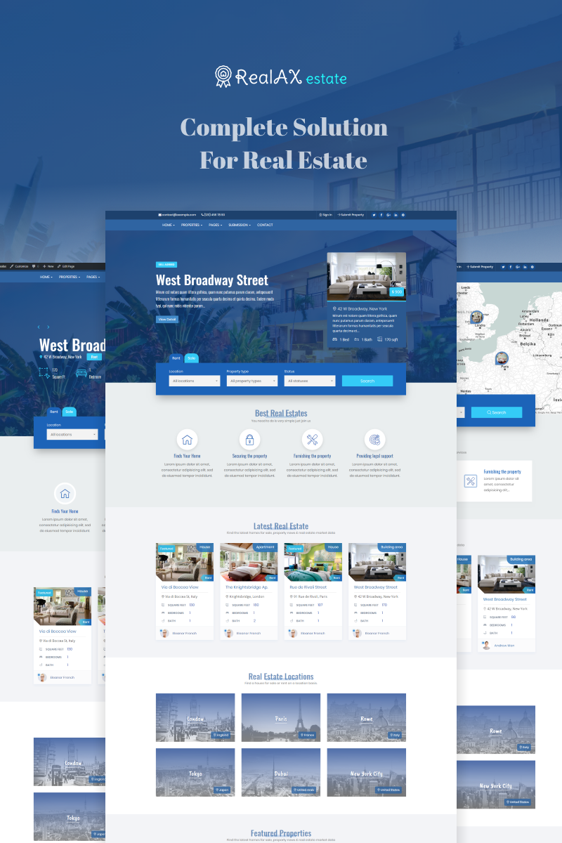 RealAX - Premium Real Estate WordPress Theme