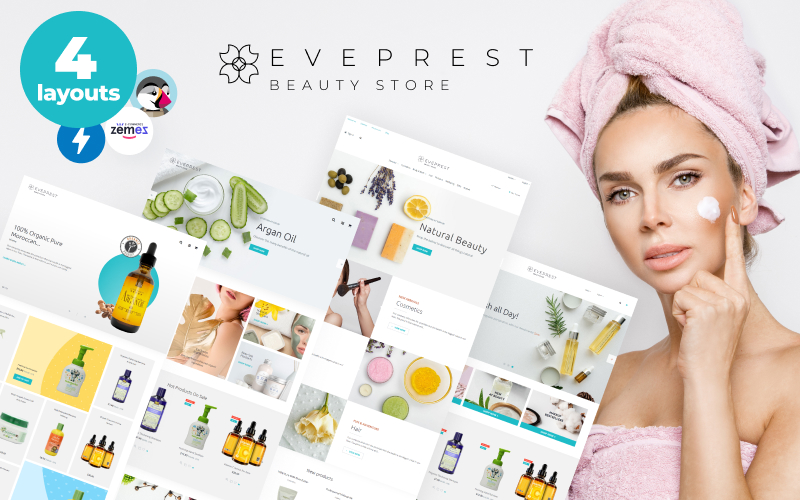 Reszponzív Eveprest Beauty 1.7 - Beauty Store PrestaShop sablon 73693