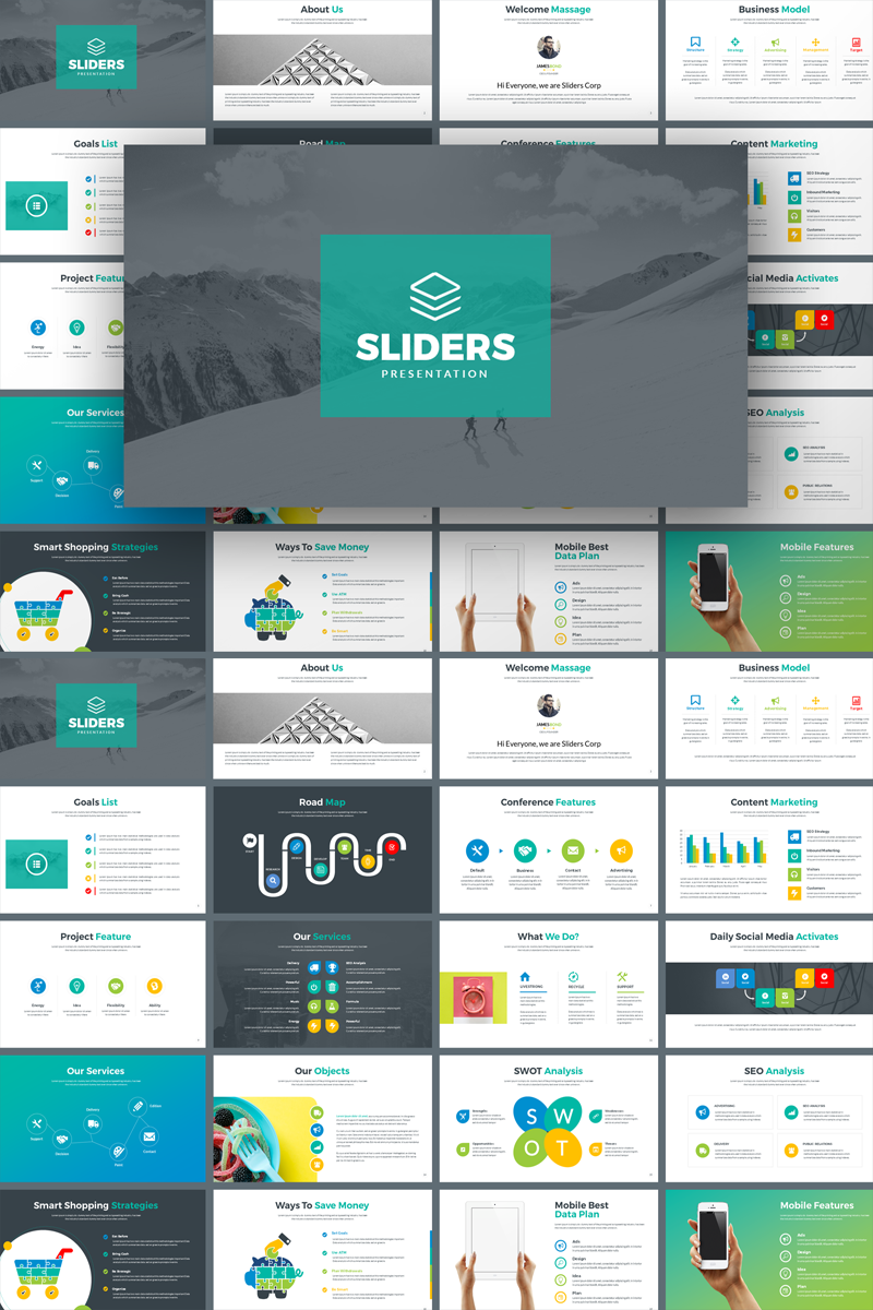 Sliders - Multipurpose PowerPoint template