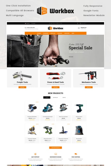 Template #73716 Tools Accessories Webdesign Template - Logo template Preview