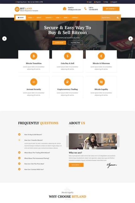 Template #73733 Landing Page Webdesign Template - Logo template Preview