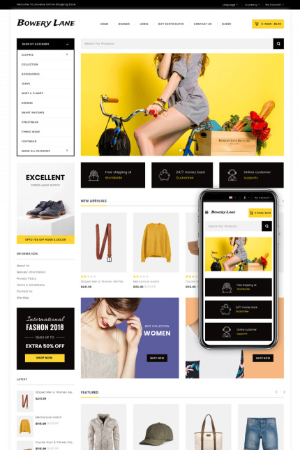 Template #73747 Clothes Accessories Webdesign Template - Logo template Preview
