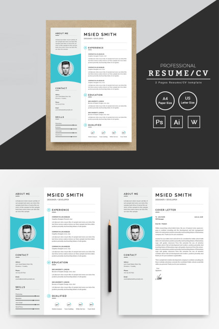 Template #73754 Cv Clean Webdesign Template - Logo template Preview