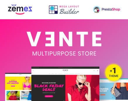Vente - Multipurpose PrestaShop Theme