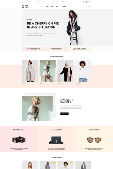 Kit Graphique #73783 Mode Look Motocms Ecommerce Modle - MotoCMS