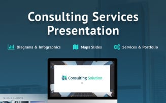 Business Slides - Consulting Services PowerPoint template
