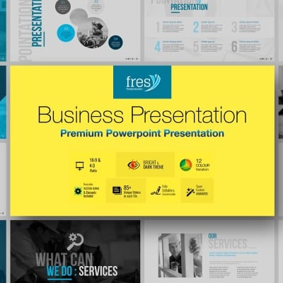 Fresy | Business PowerPoint template PowerPoint Template #73787