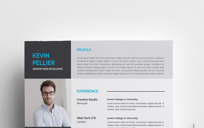 Pellier Clean Resume Template