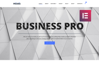 Prioris - Consulting Agency WordPress Elementor Theme