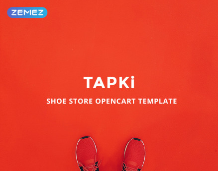 TAPKi - Shoe Store OpenCart Template
