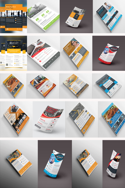 Template #73834 Flyer Creative Webdesign Template - Logo template Preview