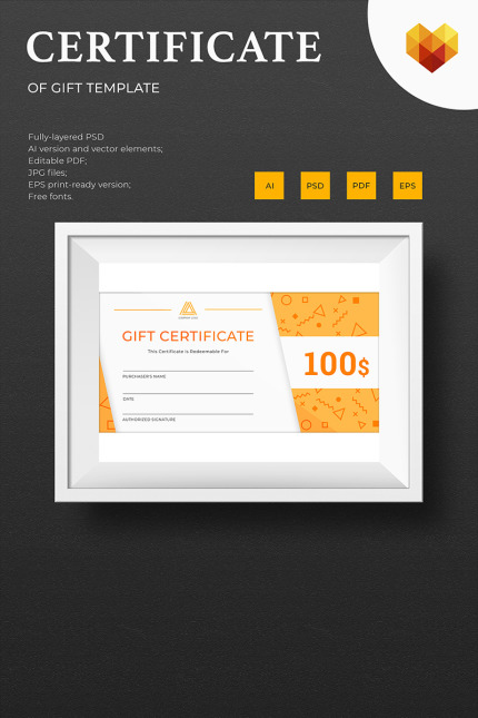 Template #73894 Graduation Membership Moto Certificate Template - Logo template Preview