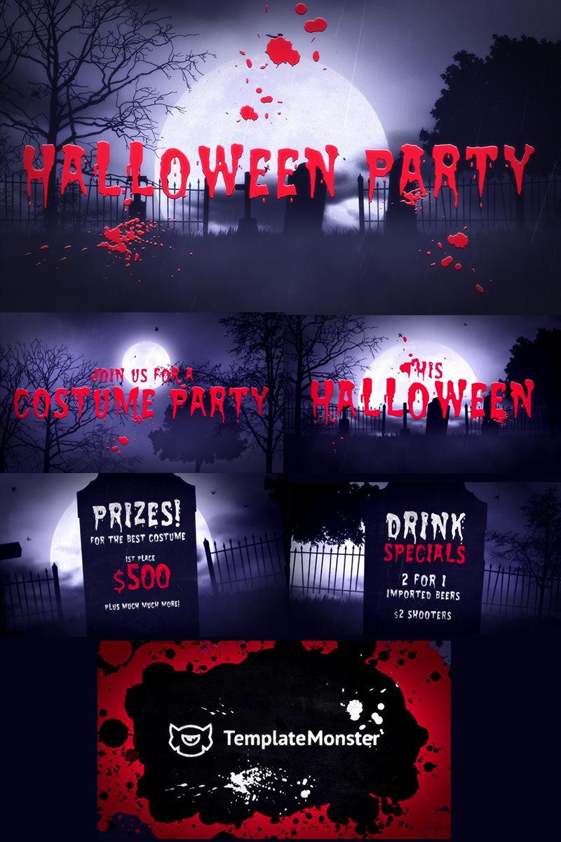 Halloween Party After Effects Intro