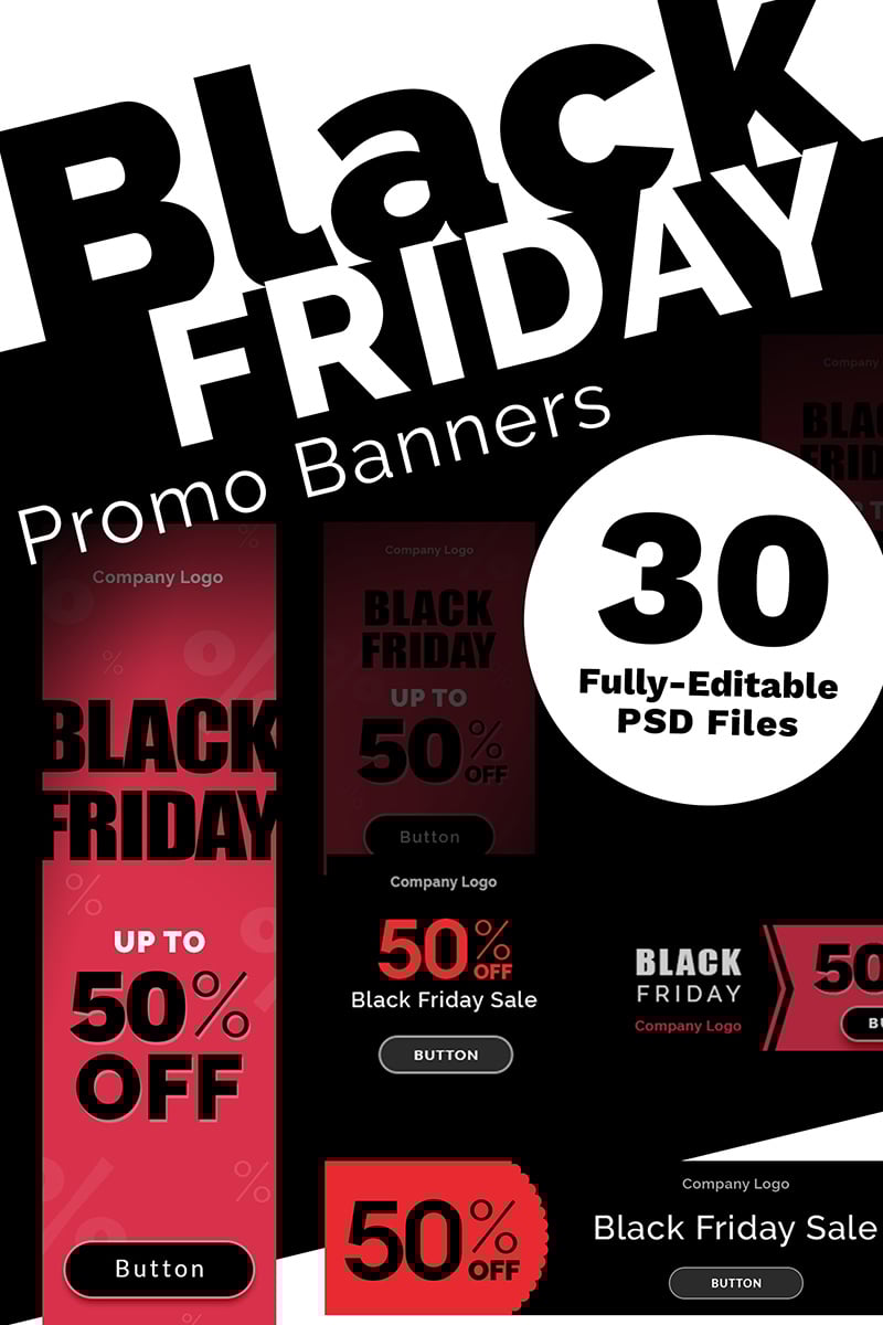 "Black Friday Promo Banners" Bundle №73850